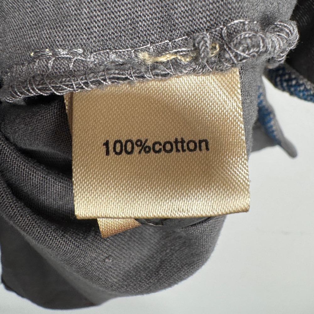 True Grit Polo Shirt Men 2XL Gray Buffalo Buttons 100% Cotton Vintage Wash NWT - Picture 6 of 11
